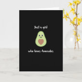 Vegan Vegetarian - gewoon een meisje dat van Avoca Kaart (Gele Bloem)