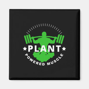 Vegan Vegetarian Plant Broccoli Bodybuilding Lift Magneet