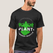 Vegan Vegetarian Plant Broccoli Bodybuilding Lift T-shirt (Voorkant)
