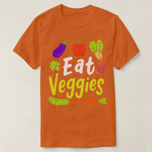 Vegan Vegetarian T-shirt (Design voorkant)