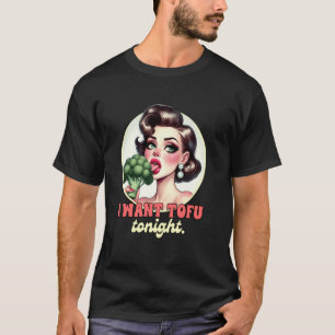 Vegan Vegetarische Broccoli op basis van Plant Ik T-shirt