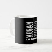 Vegan Vegetarische Groenten Veggie Veganisme Cadea Koffiemok (Voorkant links)