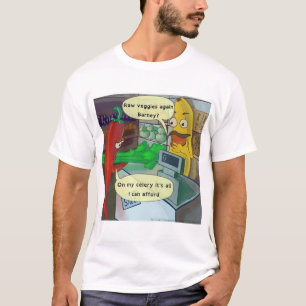 Vegan Veggie Winkel Cartoon T-shirt van Rick Londo