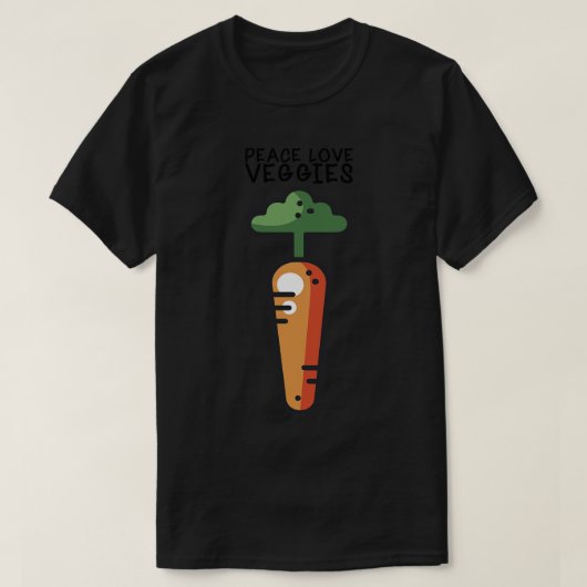 Vegan Veggies (3) T-shirt (Design voorkant)