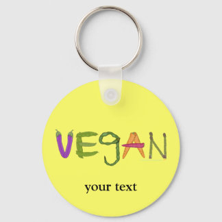 Vegan Veggies Vegetable Lovers Sleutelhanger