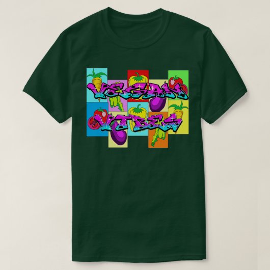 Vegan vibes 2 t-shirt (Design voorkant)
