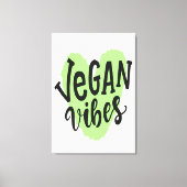 Vegan Vibes Canvas Afdruk (Voorkant)