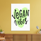 Vegan Vibes Canvas Afdruk (Insitu (Woonkamer))