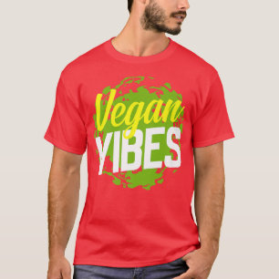 Vegan Vibes Cool Diet Vegetaiers , Plant T-shirt