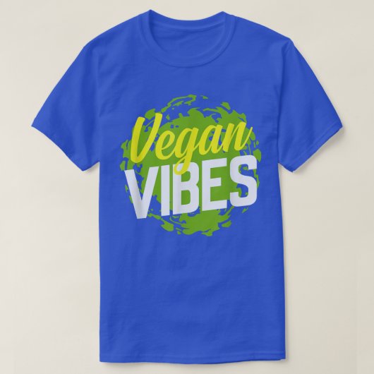 Vegan Vibes Cool Plant Based Diet Vegetarians  T-shirt (Design voorkant)