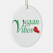 Vegan vibes keramisch ornament (Rechts)
