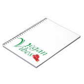 Vegan vibes notitieboek (Linkerzijde)