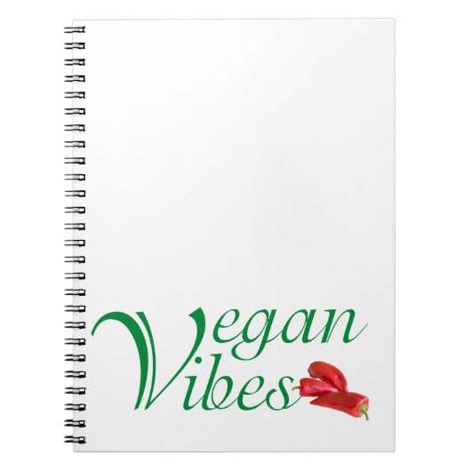 Vegan vibes notitieboek (Voorkant)