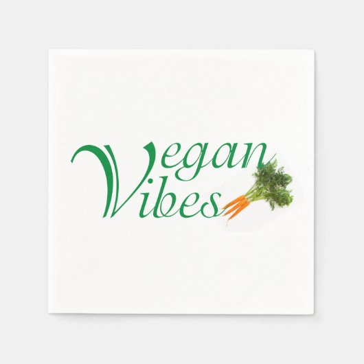 Vegan vibes servet (Voorkant)