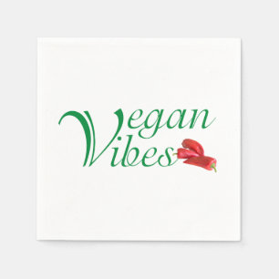 Vegan vibes servetten
