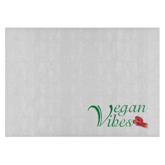 Vegan vibes snijplank (Voorkant)