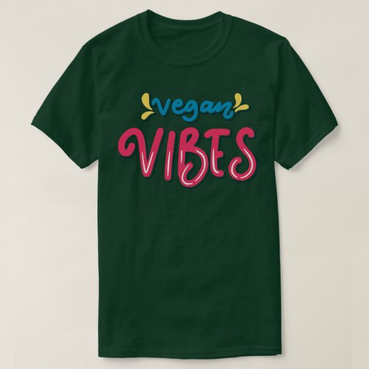 Vegan Vibes T-shirt (Design voorkant)