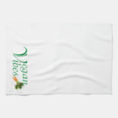 Vegan vibes theedoek (Horizontaal)