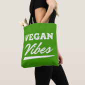 Vegan Vibes Vegetarian Tote Bag (Dichtbij)