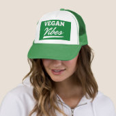 Vegan Vibes Vegetarian Trucker Pet (In situ)