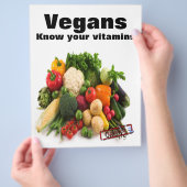 Vegan Vitamins Flyer (Hand)