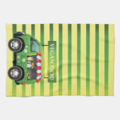 Vegan Voedsel Keukenhanddoek (Horizontaal)