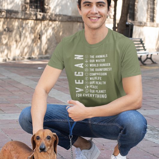 Vegan voor alles op Plant gebaseerd dieet T-shirt