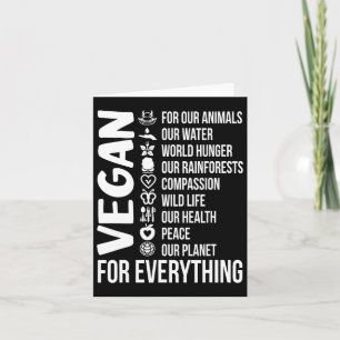 Vegan Voor Alles Red De Planeet Aarde Dag Vegetar Kaart