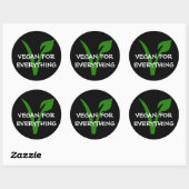 Vegan voor alles sticker (Vel)