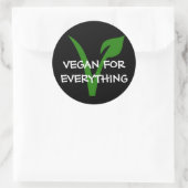 Vegan voor alles sticker (Tas)