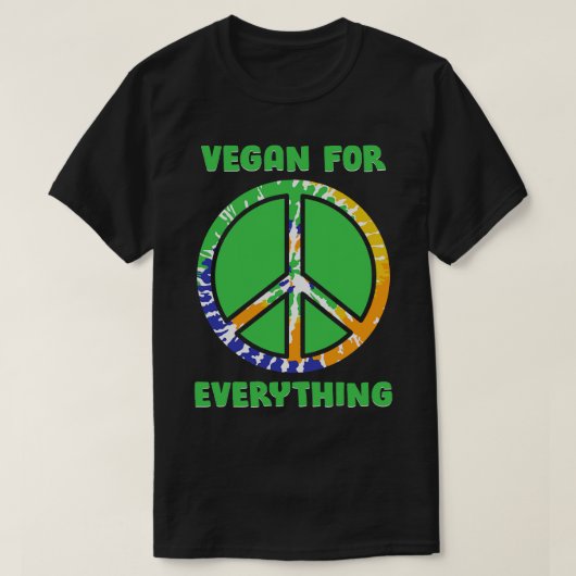 Vegan voor alles t-shirt (Design voorkant)