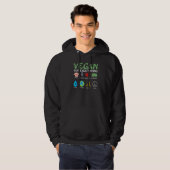 Vegan voor alles wat trots is op Vegan 5 Hoodie (Voorkant volledig)