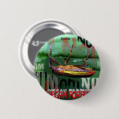 vegan voor altijd ronde button 5,7 cm (Voorkant /achterkant)