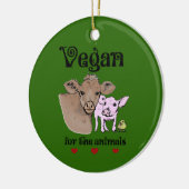 Vegan voor de Animals Ornament (Links)