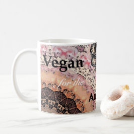 Vegan voor de dieren koffiemok
