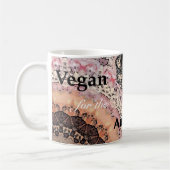 Vegan voor de dieren koffiemok (Links)