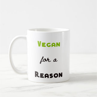 Vegan voor een reden koffiemok