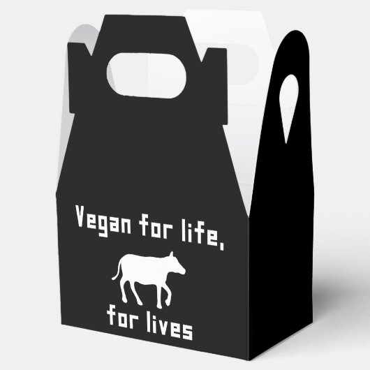 Vegan voor het leven bedankdoosjes (Geopend)