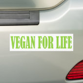 VEGAN VOOR LEVENDE bumpersticker (Op auto)