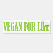 VEGAN VOOR LEVENDE bumpersticker (Voorkant)