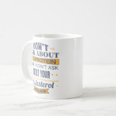 Vegan vraagt niet naar mijn proteïne koffiemok (Voorkant links)