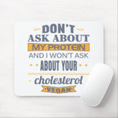 Vegan vraagt niet naar mijn proteïne muismat (Met muis)