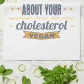 Vegan vraagt niet naar mijn proteïne theedoek (Gevouwen)