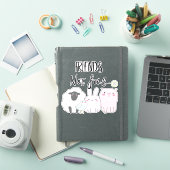 Vegan Vrienden Niet Voedsel Boerderijdieren Sticker (iPad Cover)