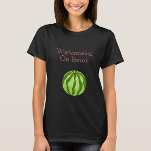 Vegan Watermelon Zwangerschap Vrouwen T-Shirt