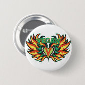 Vegan Wings Ronde Button 5,7 Cm (Voorkant /achterkant)