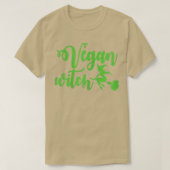 Vegan Witch Funny Halloween T-shirt (Design voorkant)