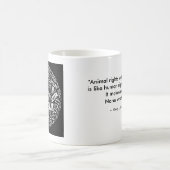 "Vegan" Word-Cloud Sphere & Quote Koffiemok (Center)