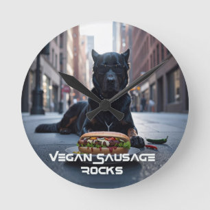 VEGAN WORST ROTS - LEUK RONDE KLOK