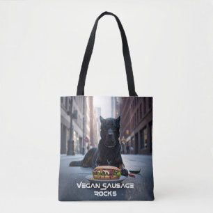 VEGAN WORSTENBROODJES - LEUK TOTE BAG
